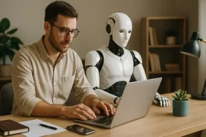 Use as IAs para criar uma nova fonte de renda on-line e mantenha sua renda principal