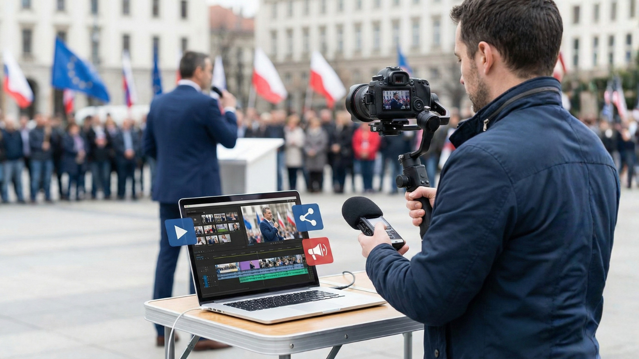 Vaga Videomaker Editor de Campanha Política em Brasília
