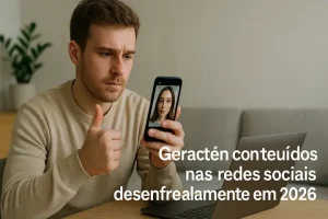 Geração de conteúdos sintéticos: impacto nas redes sociais em 2026
