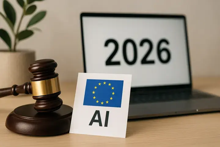 Diretrizes para sites/mídias cumprirem Lei Europeia de IA até 2026
