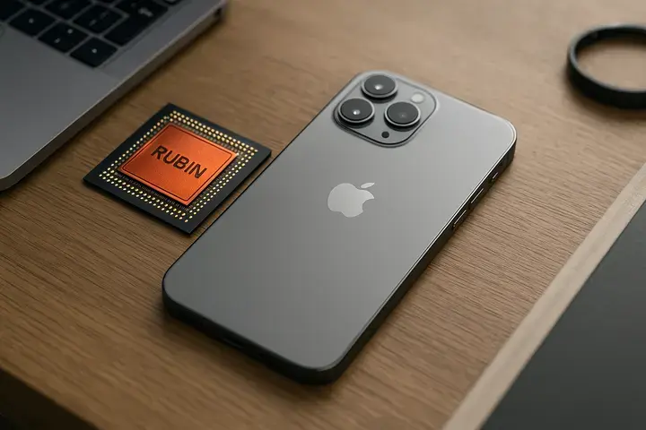 Rumores da Apple: chips Rubin nos iPhones 2026 com foco em IA on device