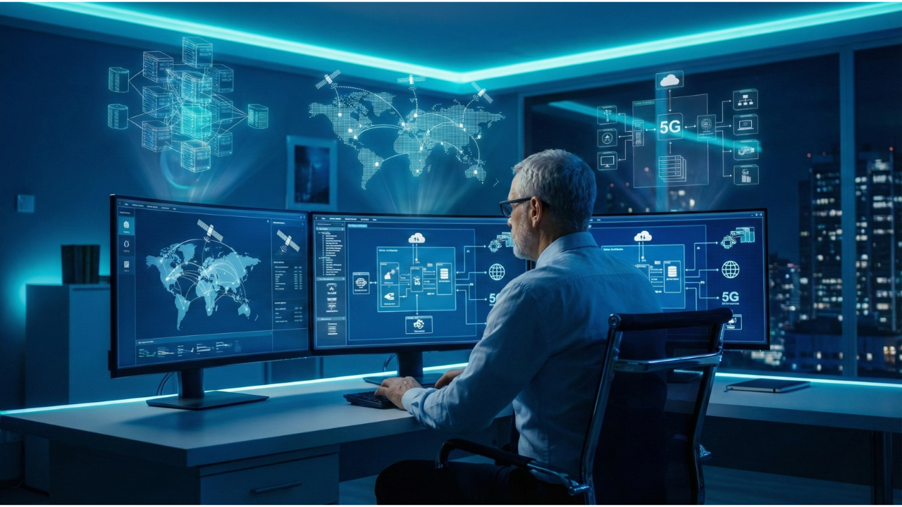 Vaga Arquiteto Corporativo Telecom remoto arquitetura sistemas BSS integracoes