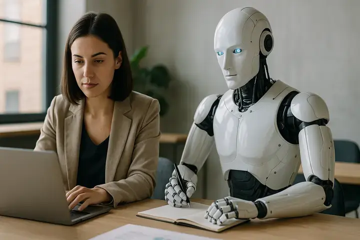 O futuro será colaboração entre humanos e IA: Empresas estão mudando o modelo de trabalho