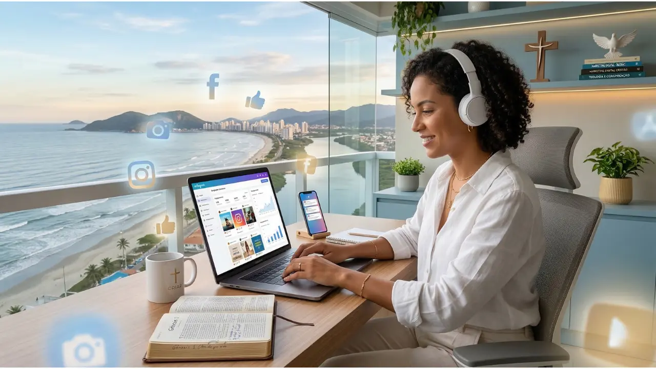 Vaga Social Media Projeto Cristão