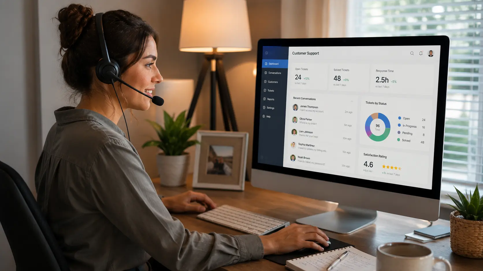 Operador de call center home office