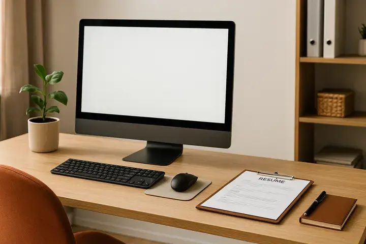 Organize seu local de trabalho em casa para ser contratado em home office